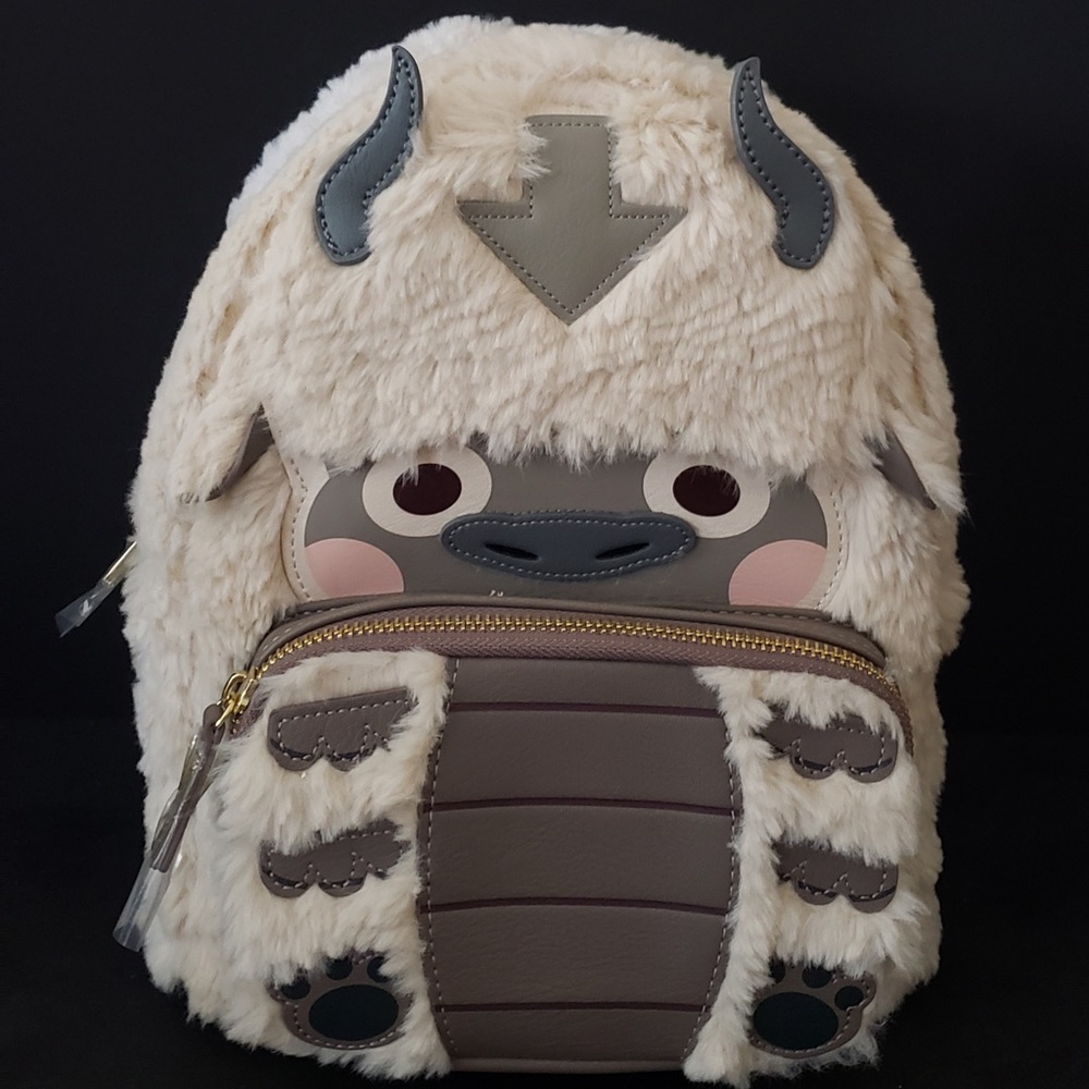 NWT Avatar: The Last Airbender Appa Figural Fur Mini Backpack